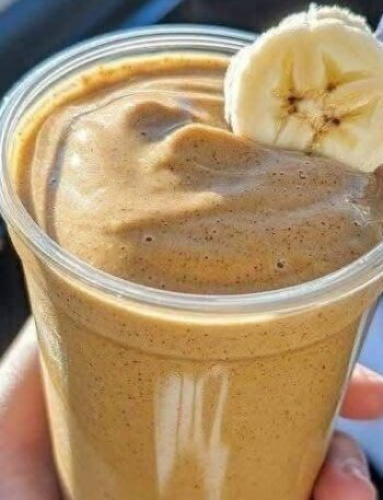 High Protein Peanut Butter Banana Smoothie