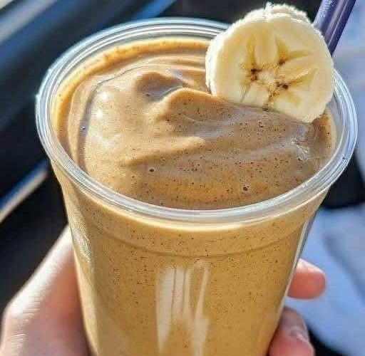 High Protein Peanut Butter Banana Smoothie